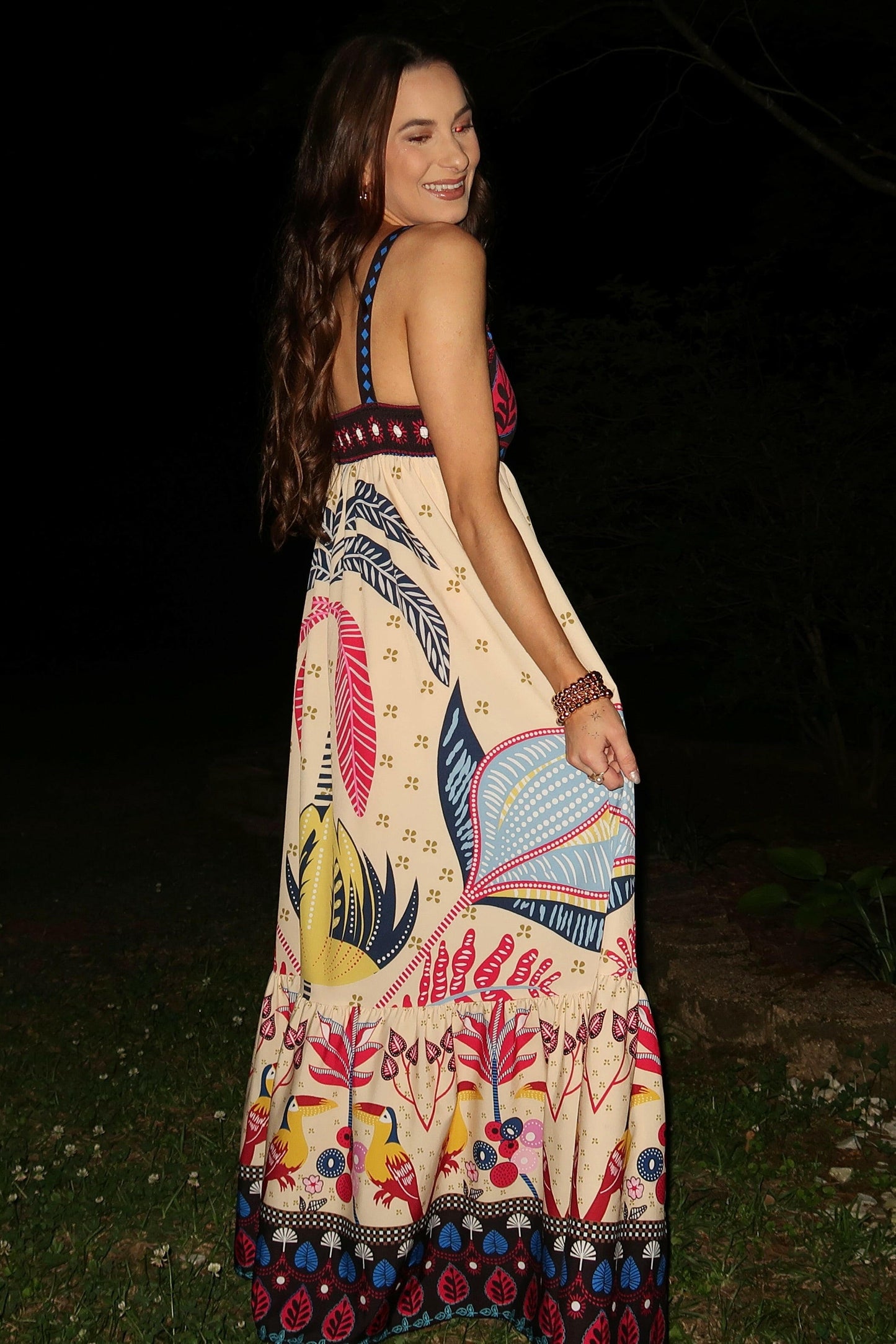 Tropical Muse Maxi Dress.