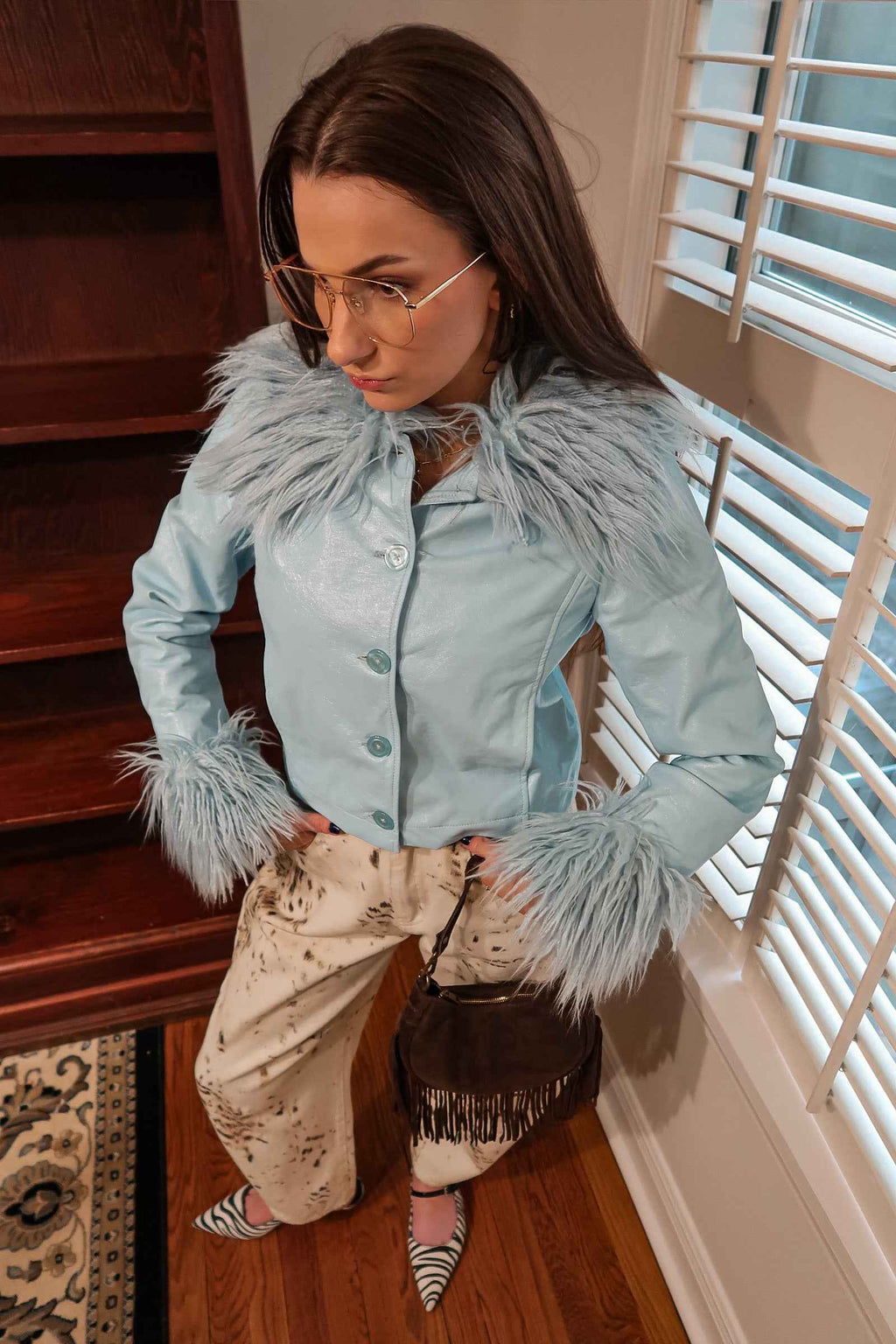 Thee Horseshoe Jean - Snow Leopard - THEE LABL