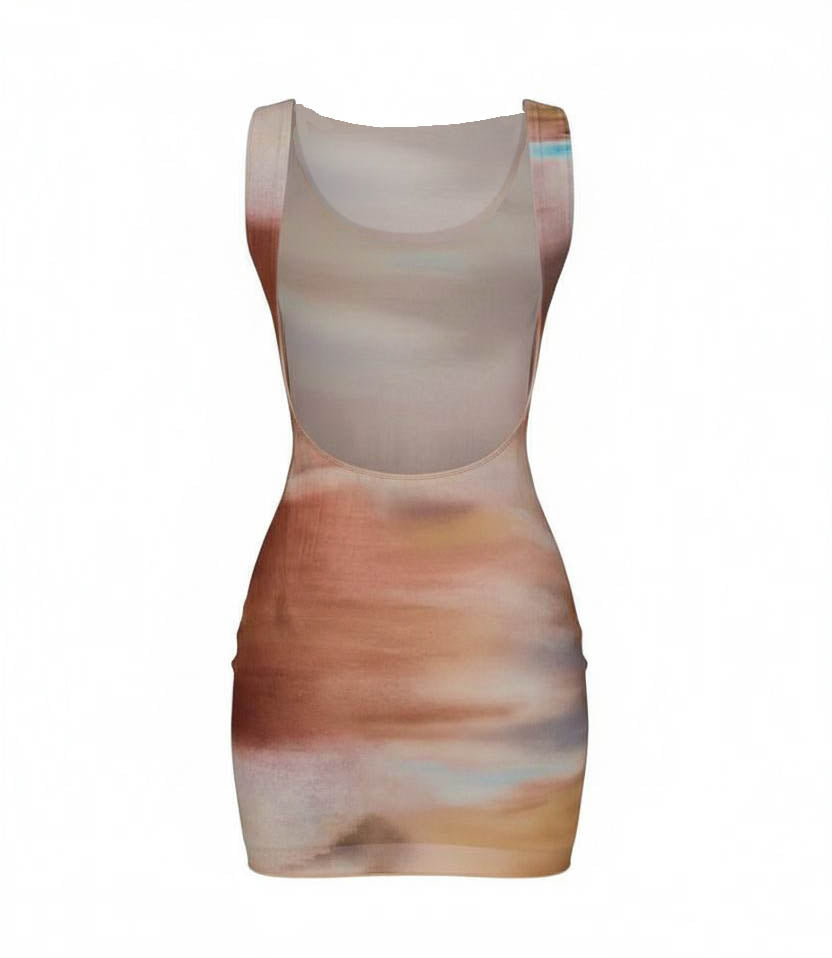 Thee Aura Mesh Mini Dress