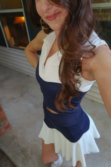 Athletic Skirt Set - Navy.