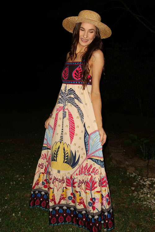 Thee Tropical Muse Maxi Dress - THEE LABL