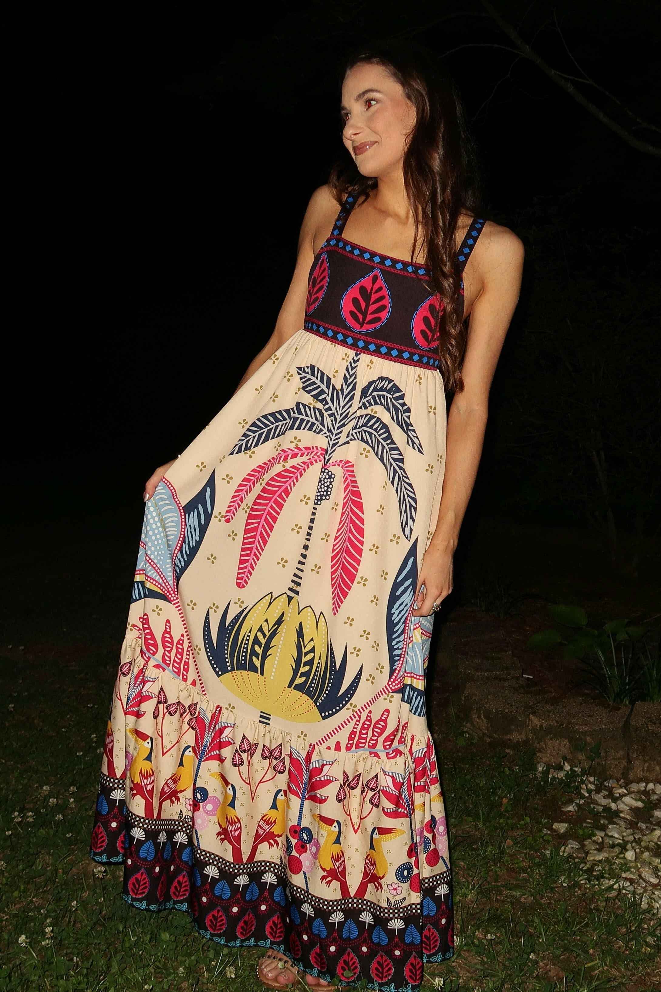 Thee Tropical Muse Maxi Dress - THEE LABL