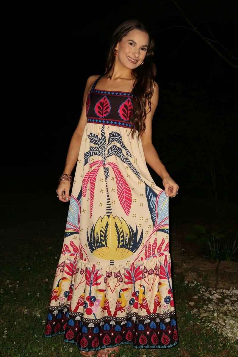 Thee Tropical Muse Maxi Dress - THEE LABL