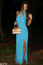 Valerie Halter Top Set - Blue.